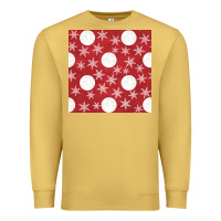 Antique Gold christmas snow flakes seamless pattern Premium Sweatshirt - BundleAndBundleShop