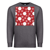 Charcoal Heather christmas snow flakes seamless pattern Premium Sweatshirt - BundleAndBundleShop