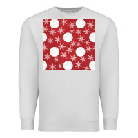 Dove Grey christmas snow flakes seamless pattern Premium Sweatshirt - BundleAndBundleShop