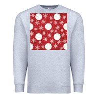 Heather Grey christmas snow flakes seamless pattern Premium Sweatshirt - BundleAndBundleShop