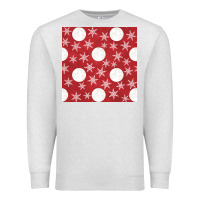 Oatmeal Heather christmas snow flakes seamless pattern Premium Sweatshirt - BundleAndBundleShop