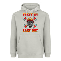 Moon Dust firefighter face mask with axes Heavyweight Hoodie - HRA Design Shop