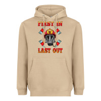 Mushroom firefighter face mask with axes Heavyweight Hoodie - HRA Design Shop