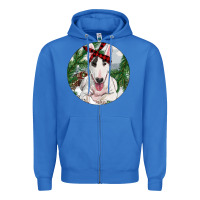 True Royal bull terrier and farm Zipper Hoodie - RanaPortraitStore