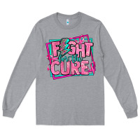 Heather Grey fight for the cure Long Sleeve Tee - AdoDesignShop