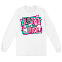 White fight for the cure Long Sleeve Tee - AdoDesignShop