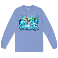 Colony Blue cozy season winter Long Sleeve Tee - Zillion Design Studio