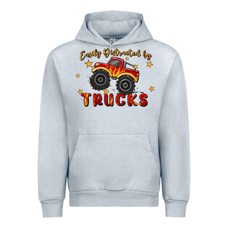 Easily Distracted By Trucks Urban Hoodie by MaliasSmallBusiness | Teevron