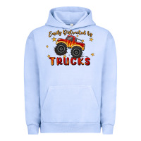 Pigment Grape Ice easily distracted by trucks Urban Hoodie - MaliasSmallBusiness