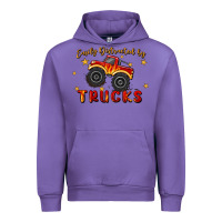 Tulip easily distracted by trucks Urban Hoodie - MaliasSmallBusiness