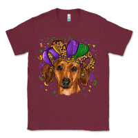Mardi Gras Hat Dachshund Classic Tee | Teevron