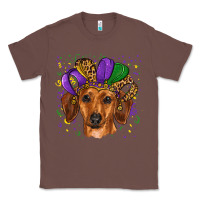 Chestnut mardi gras hat dachshund Classic Tee - RanaPortraitStore