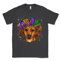 Smoke mardi gras hat dachshund Classic Tee - RanaPortraitStore