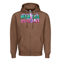 Chestnut medical assistant Zipper Hoodie - texasbilliewilder