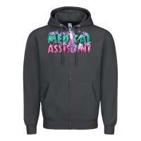 Smoke medical assistant Zipper Hoodie - texasbilliewilder