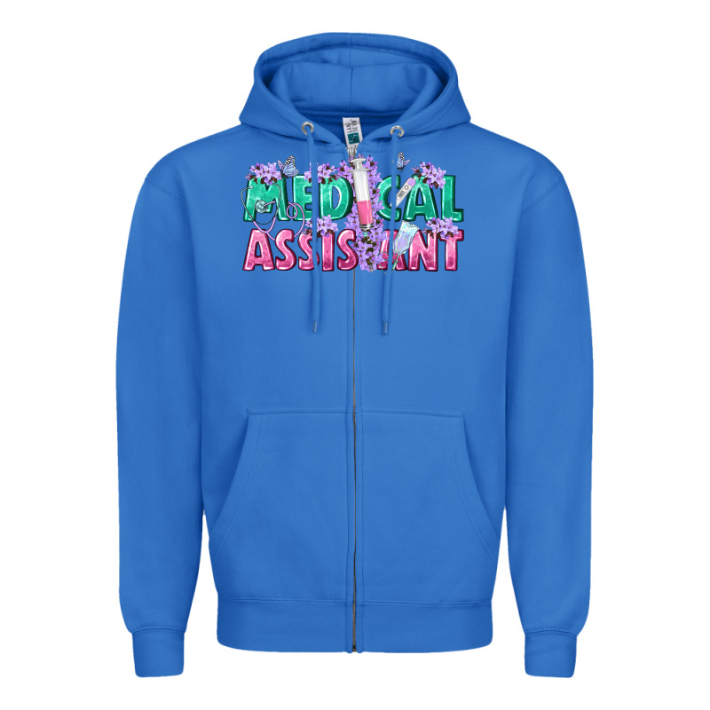 Medical Assistant Zipper Hoodie by texasbilliewilder | Teevron