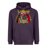 Plum la mama mas chingona Heavyweight Hoodie - RacoonDesign