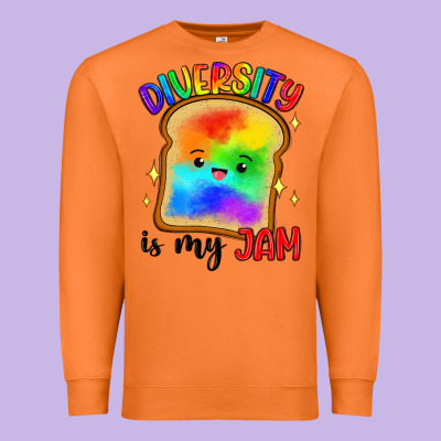Diversity Is My Jam Premium Sweatshirt Designed By Artiststas