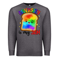 Charcoal Heather diversity is my jam Premium Sweatshirt - Artiststas