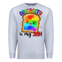 Heather Grey diversity is my jam Premium Sweatshirt - Artiststas