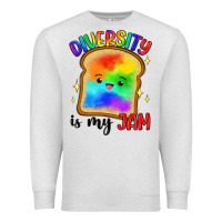 Oatmeal Heather diversity is my jam Premium Sweatshirt - Artiststas