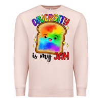 Pale Pink diversity is my jam Premium Sweatshirt - Artiststas
