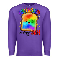 Purple diversity is my jam Premium Sweatshirt - Artiststas