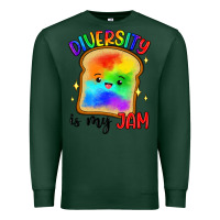 Sports Green diversity is my jam Premium Sweatshirt - Artiststas