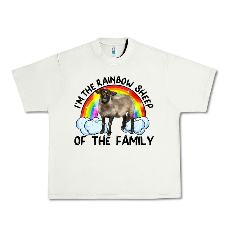 I'm The Rainbow Sheep Of The Family Suffolk Sheep Black Face Sheep Urban Heavy Tee by Artiststas | Teevron