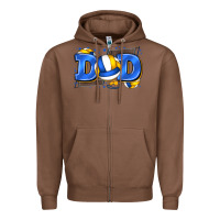 Chestnut dad volleyball Zipper Hoodie - Zillion Design Studio