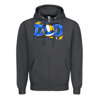 Smoke dad volleyball Zipper Hoodie - Zillion Design Studio