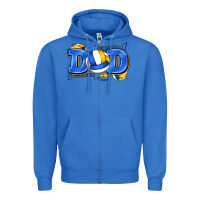 True Royal dad volleyball Zipper Hoodie - Zillion Design Studio