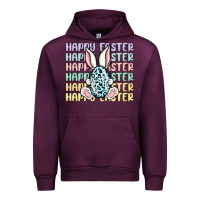 Mauve Wine happy easter Urban Hoodie - MaliasSmallBusiness
