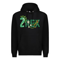 Black two rex Premium Hoodie - MaliasSmallBusiness