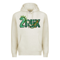 Oatmeal Heather two rex Premium Hoodie - MaliasSmallBusiness