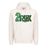 Pale Pink two rex Premium Hoodie - MaliasSmallBusiness
