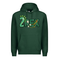 Sports Green two rex Premium Hoodie - MaliasSmallBusiness
