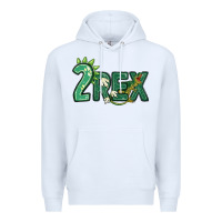 White two rex Premium Hoodie - MaliasSmallBusiness