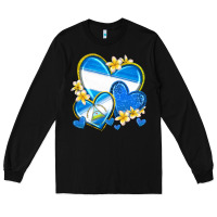 Black nicaragua hearts Long Sleeve Tee - texasbilliewilder