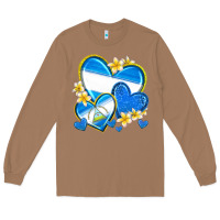 Toasted Coconut nicaragua hearts Long Sleeve Tee - texasbilliewilder