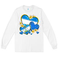White nicaragua hearts Long Sleeve Tee - texasbilliewilder