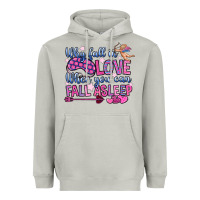 Moon Dust why fall in love when you can fall asleep Heavyweight Hoodie - OliviaCreatesArt