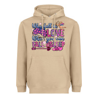 Mushroom why fall in love when you can fall asleep Heavyweight Hoodie - OliviaCreatesArt