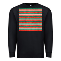 Black christmas stripes seamless pattern Premium Sweatshirt - BundleAndBundleShop