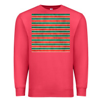 Cardinal christmas stripes seamless pattern Premium Sweatshirt - BundleAndBundleShop