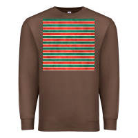 Chestnut christmas stripes seamless pattern Premium Sweatshirt - BundleAndBundleShop