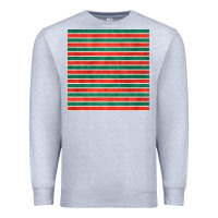 Heather Grey christmas stripes seamless pattern Premium Sweatshirt - BundleAndBundleShop
