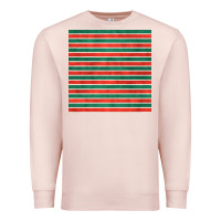 Pale Pink christmas stripes seamless pattern Premium Sweatshirt - BundleAndBundleShop