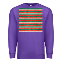 Purple christmas stripes seamless pattern Premium Sweatshirt - BundleAndBundleShop
