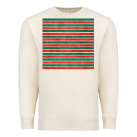 Sandshell christmas stripes seamless pattern Premium Sweatshirt - BundleAndBundleShop